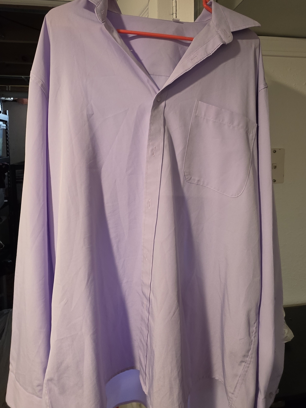 Lilac Button-Up Shirt